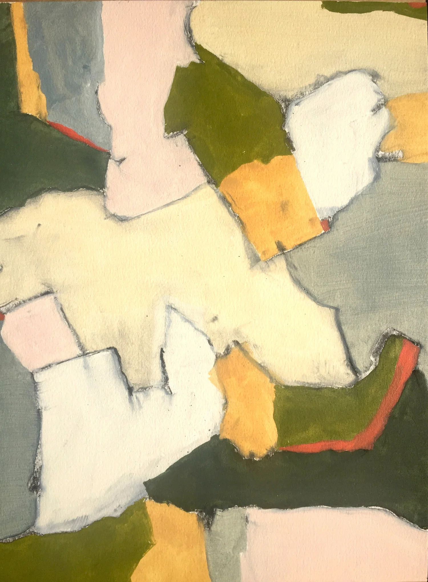 Painted Drawing.03 -oil on paper- 2015