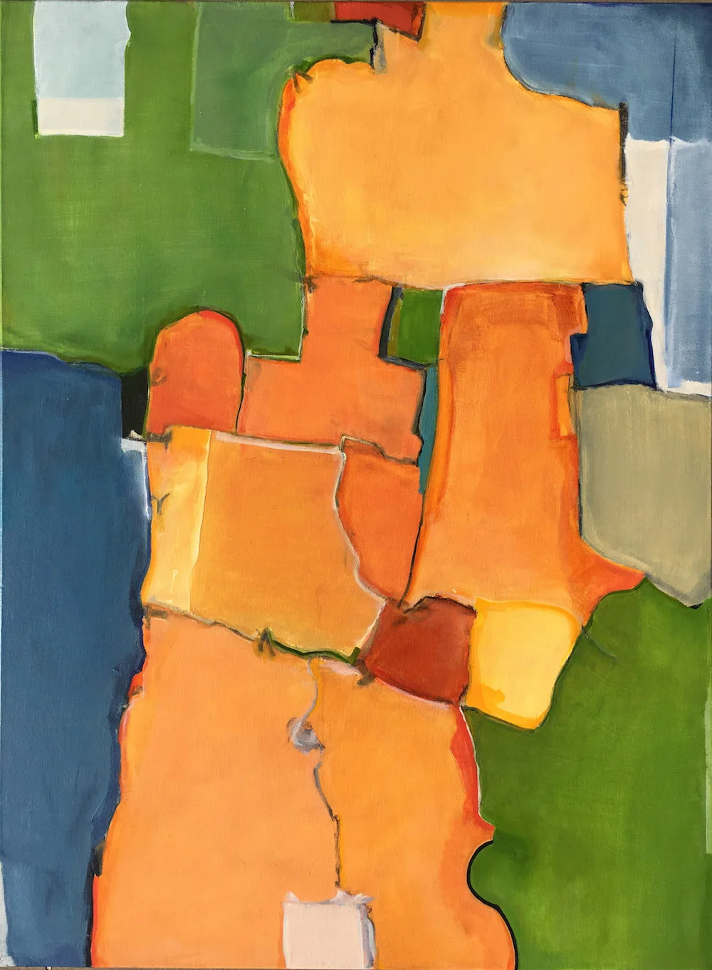    Displacement   - oil on linen-2018 30" x 40" 