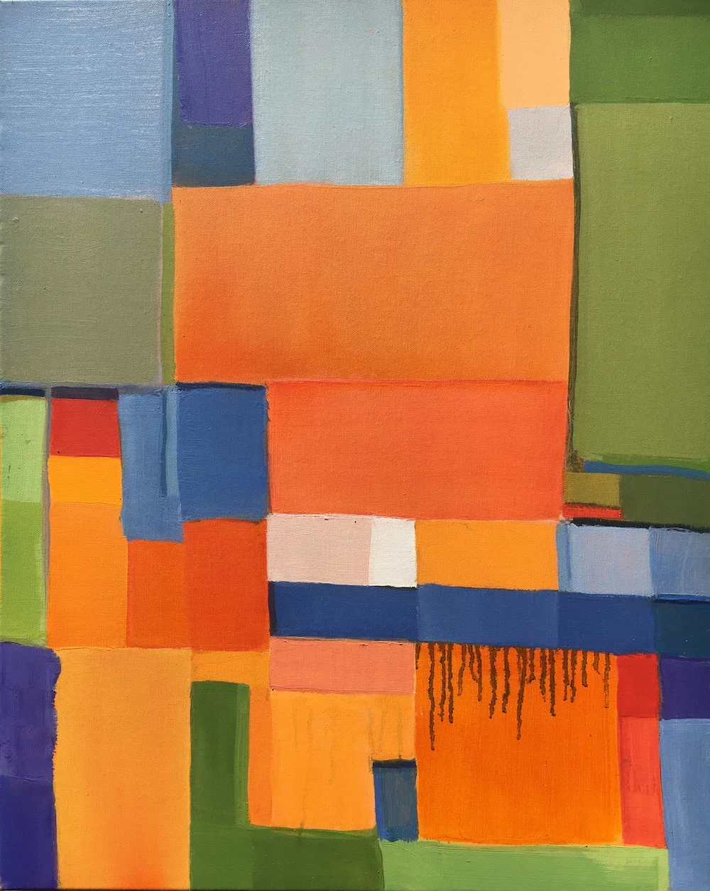 Drip Line -oil on linen- 2019