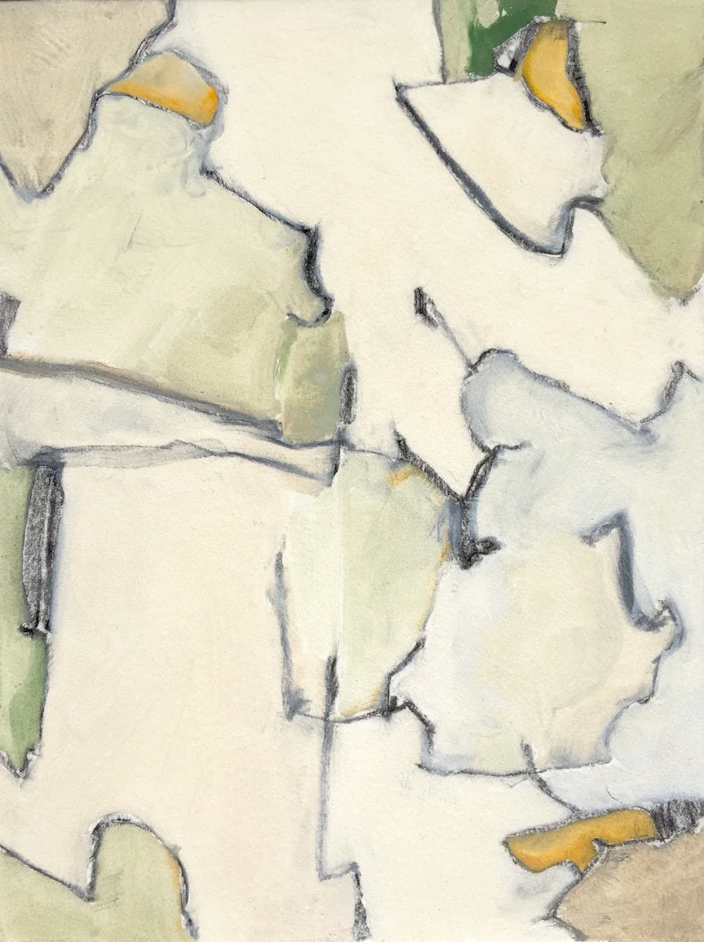 Activated Charcoal. 16 -oil on paper- 2015
