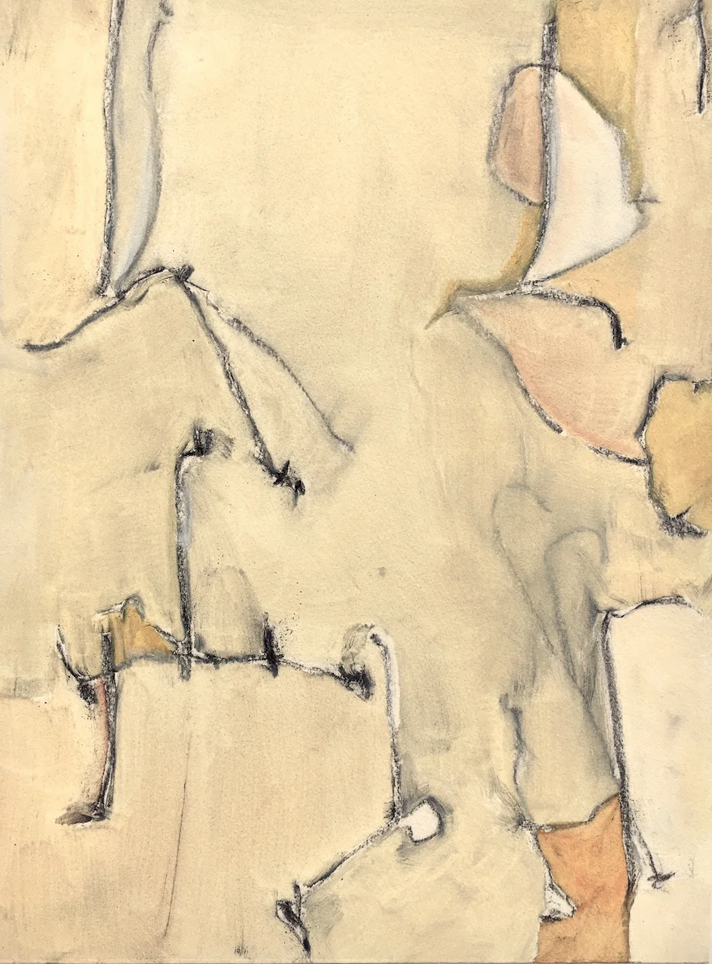 Activated Charcoal. 10 -oil on paper- 2015