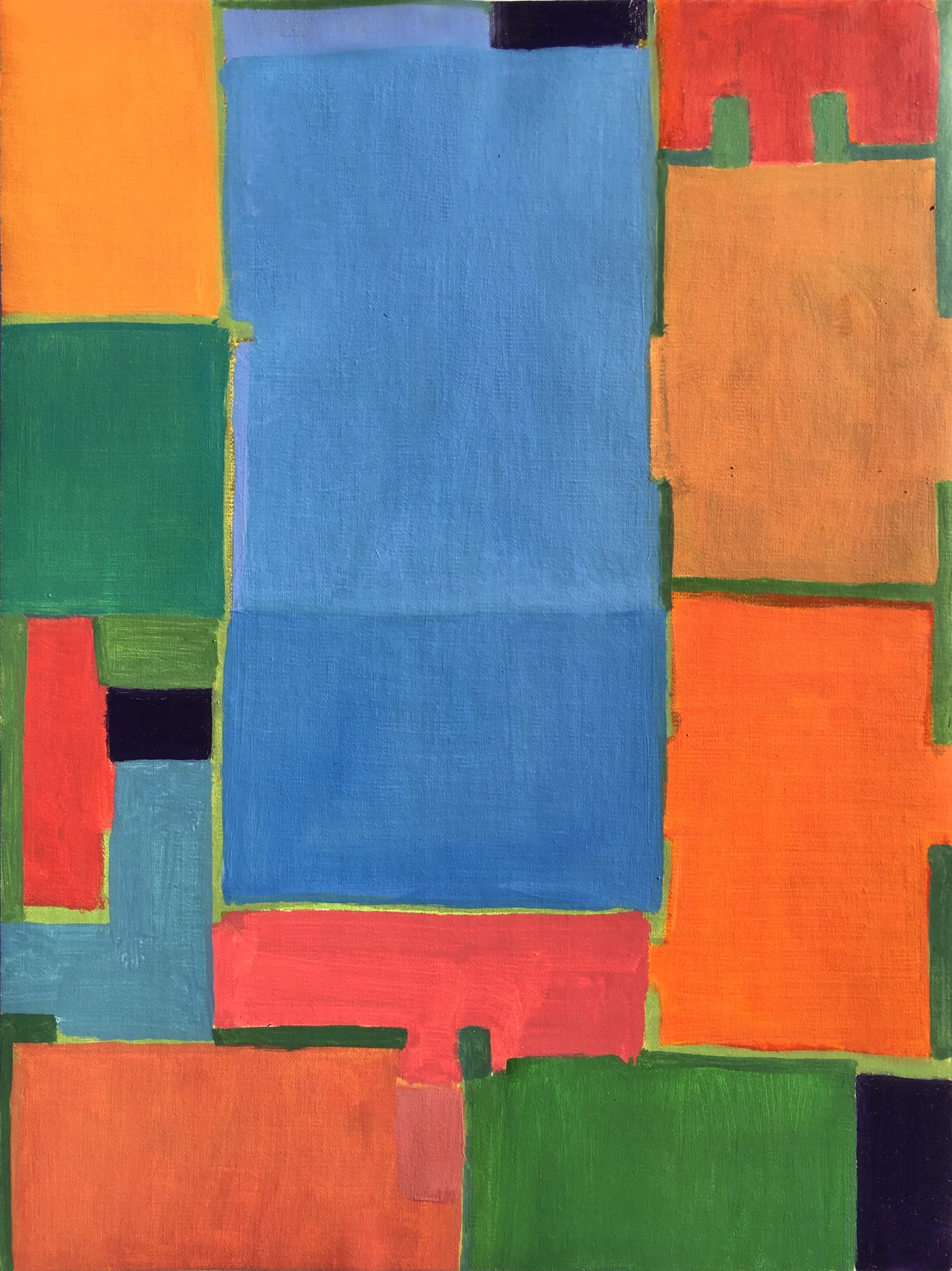 The Simple Home -oil on mounted linen 2016-