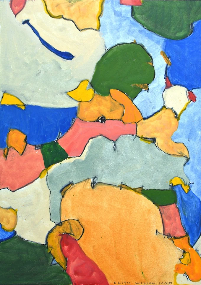   ON THE HORIZON  -oil on prepared paper/mounted- 2020, 16”x12” 