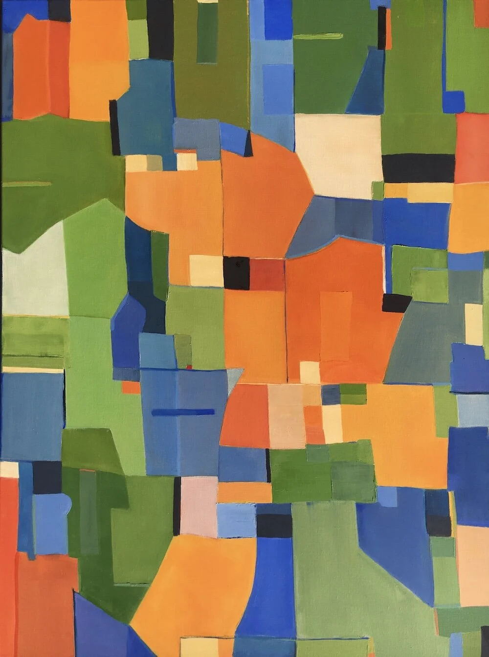   Forest Houses.source  -oil on linen- 2020, 40”x30” 