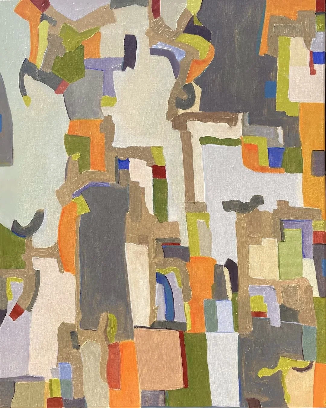 RUBE GOLDGERG VARIATIONS -oil on linen- 2022, 30”x24”