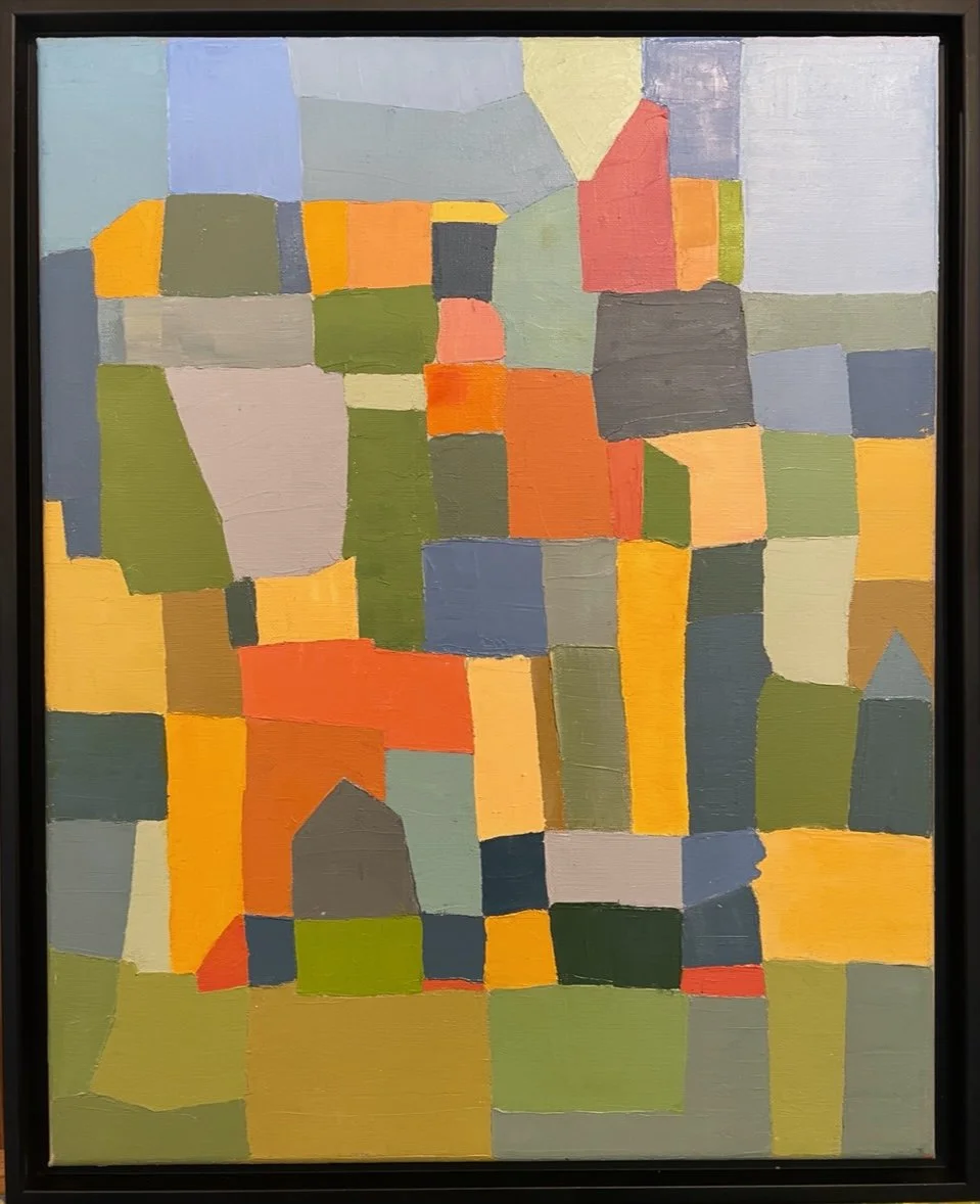 THE SHAPE OF COLOR -oil on linen 20"x16" 2023-