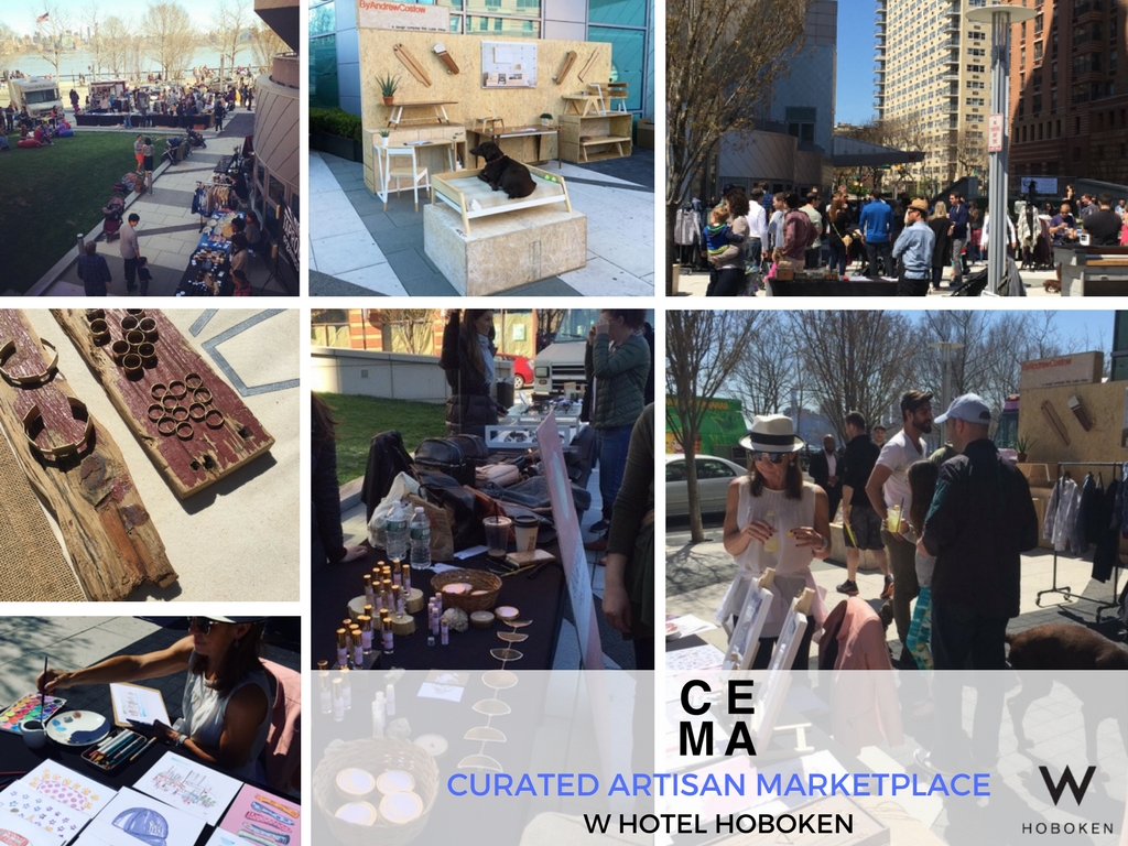 cema creative was commissioned to transform THE OUTSIDE LAWN OF THE W HOboken hotel into a curated marketplace. the marketplace was programmed to bring the community together for an afternoon to enjoy GOURMET food and shop local artisanal goods. The event brought in over 3000 attendees.