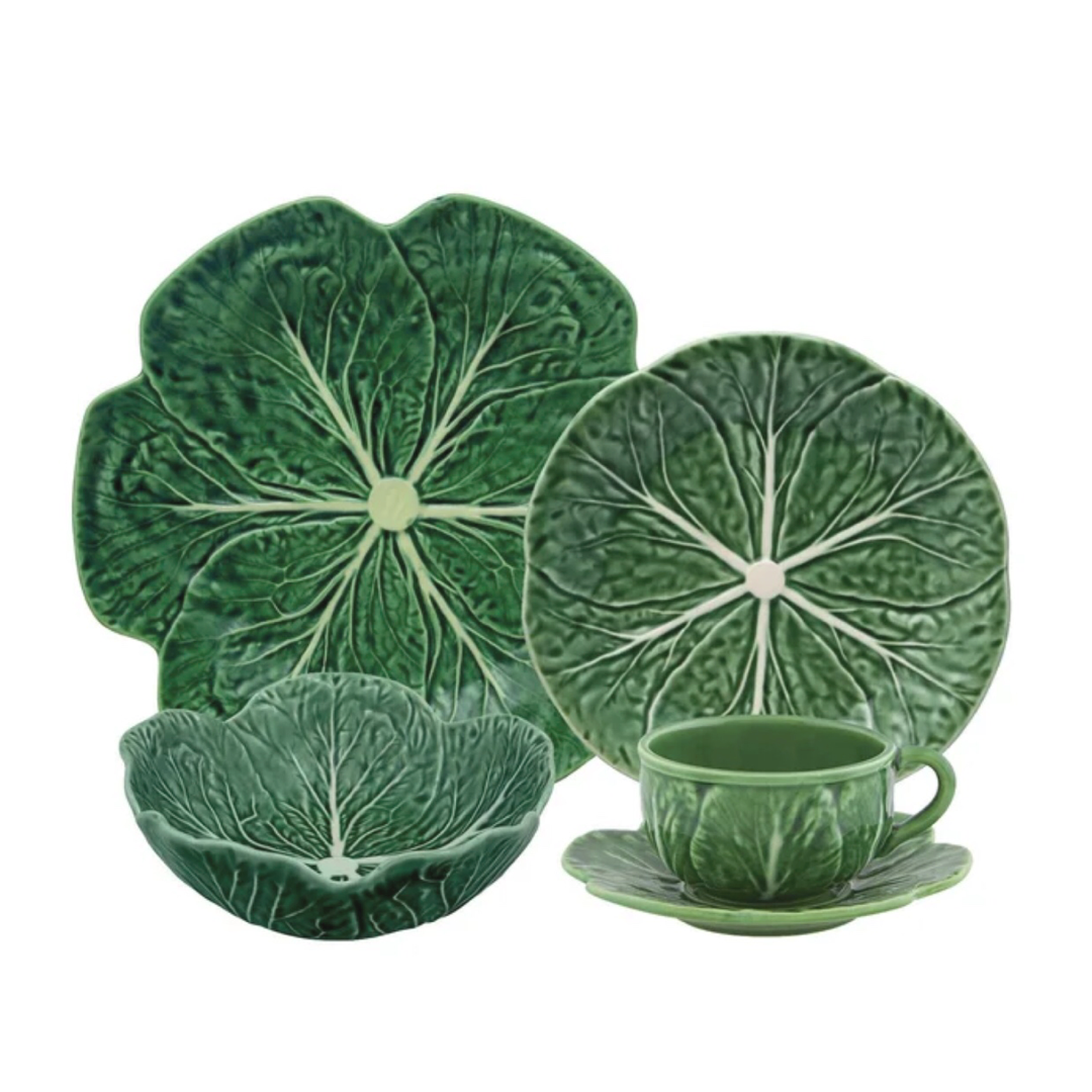 Bordallo Pinheiro Cabbage 5 Piece Place Setting via Perigold