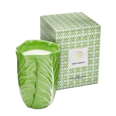 Green Lettuce Ware Candle