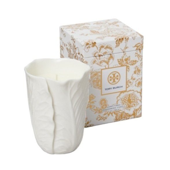 Ivory Lettuce Ware Candle