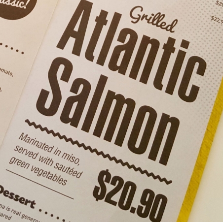 Teens like their miso-marinated salmon and greens. Who'd've thought it?