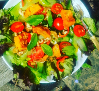 one very colourful salad