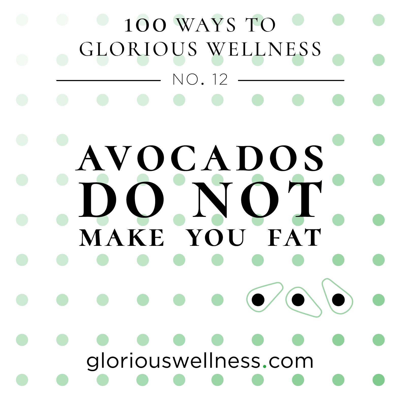 Avocados Do Not Make You Fat 100 Ways to Glorious Wellness Number Twelve - Health Coach to High Flyers.png