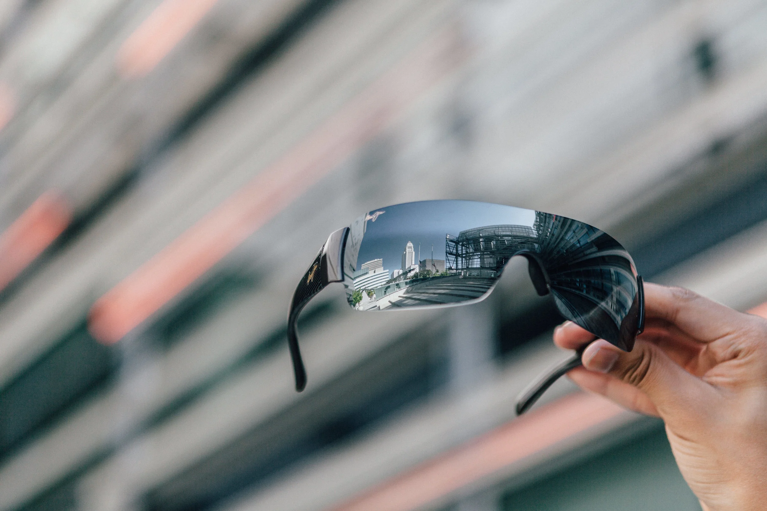 Reflective vibes on fleek via Maui Jim sunglasses