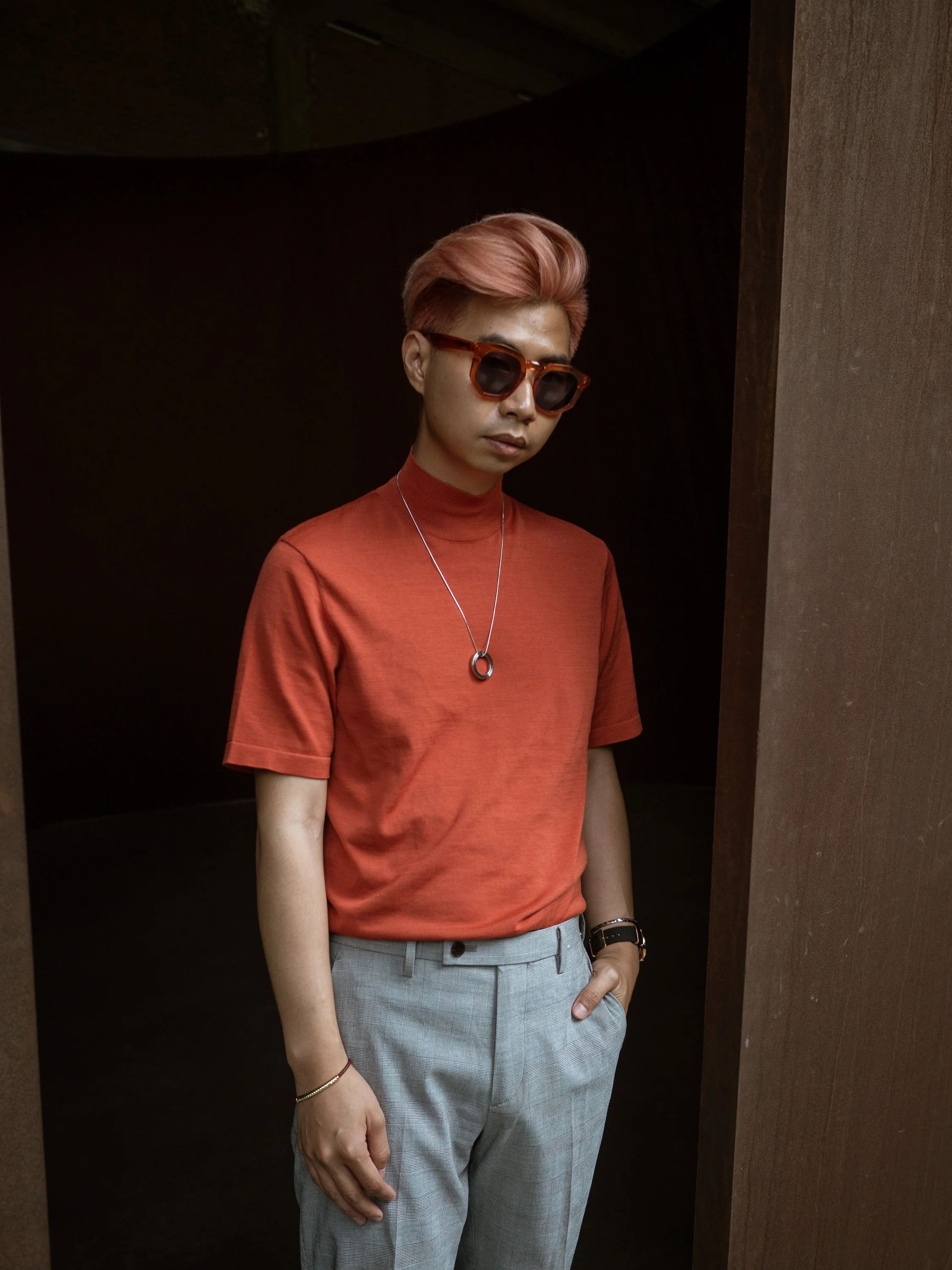 Orange you glad you’re reading this right now. Outfitted in COS .