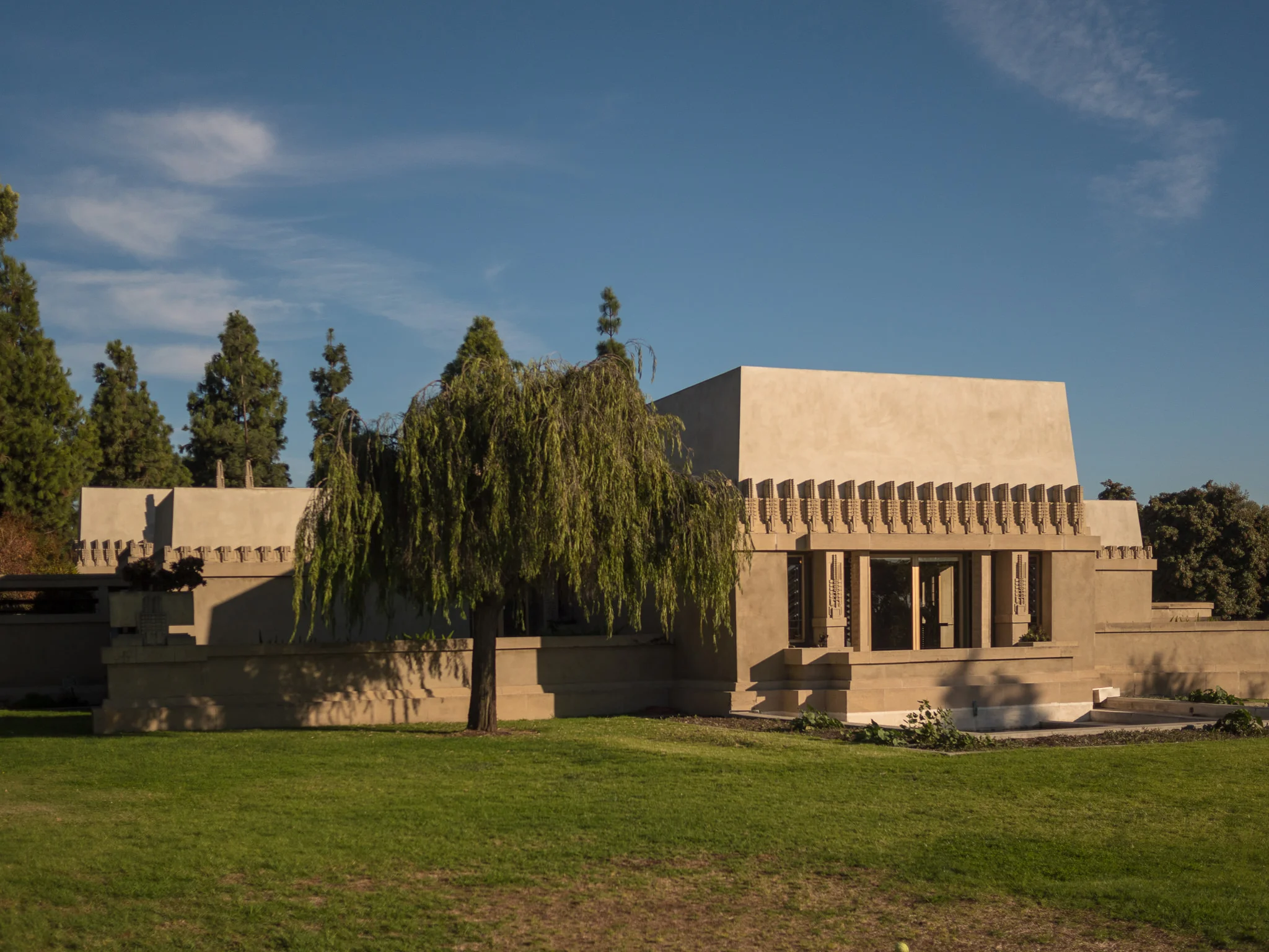 The Hollyhock House in all its original glory. So well-preserved and maintained that it will soon be declared as a UNESCO-designated site. Designed by renowned architect, Frank Lloyd Wright.