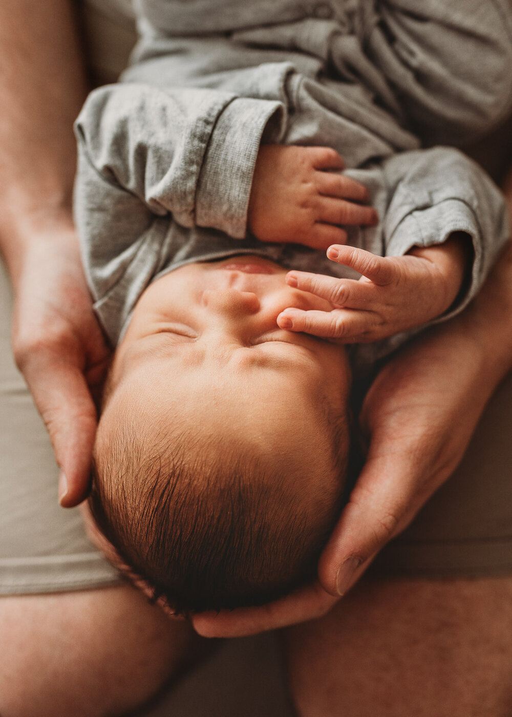 Newborn baby fingers