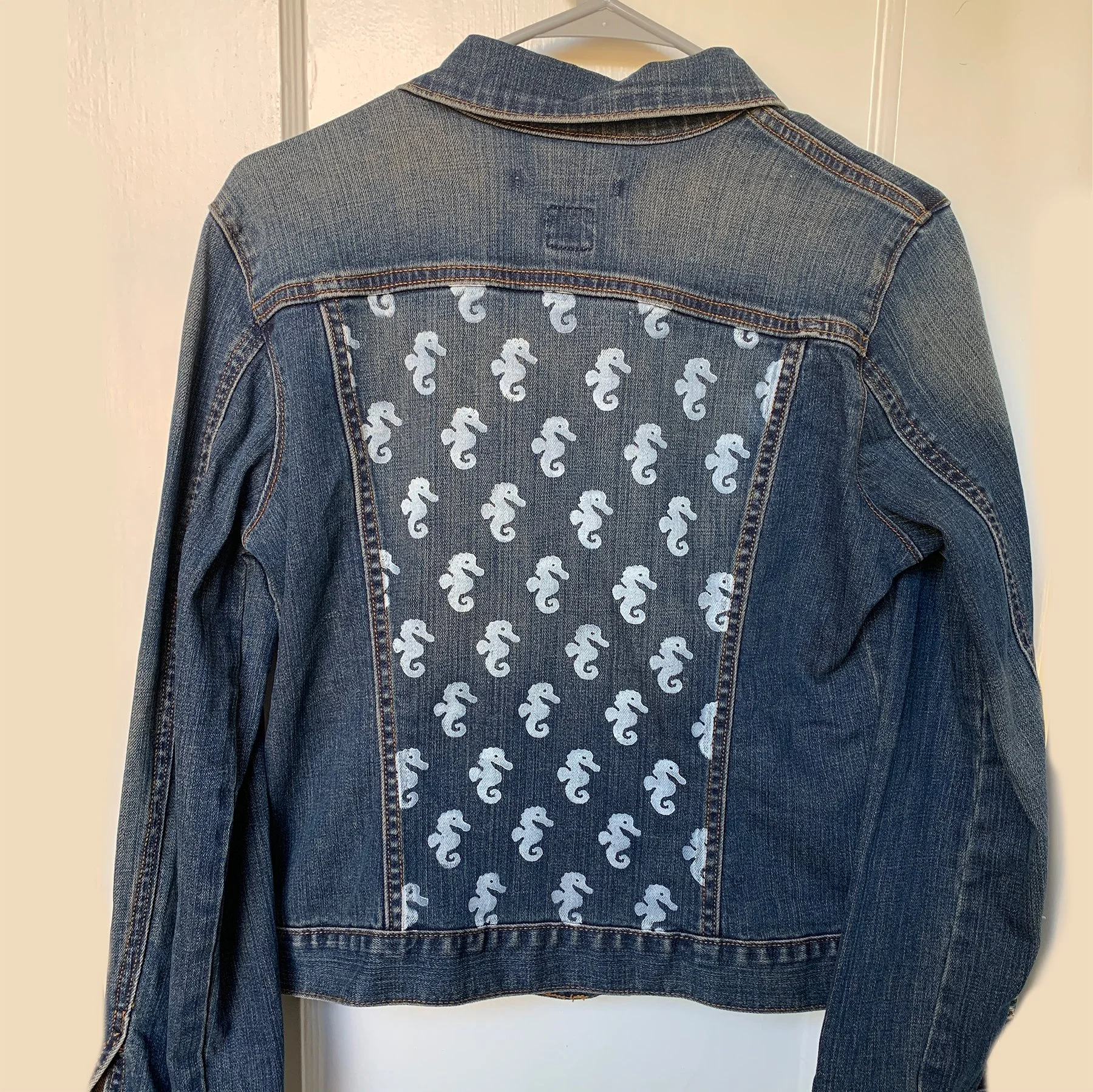 seahorse - denim jacket