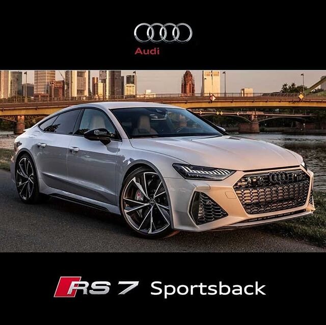Meet the highly desirable sport-luxury 2020 #Audi #RS7 #Sportsback.