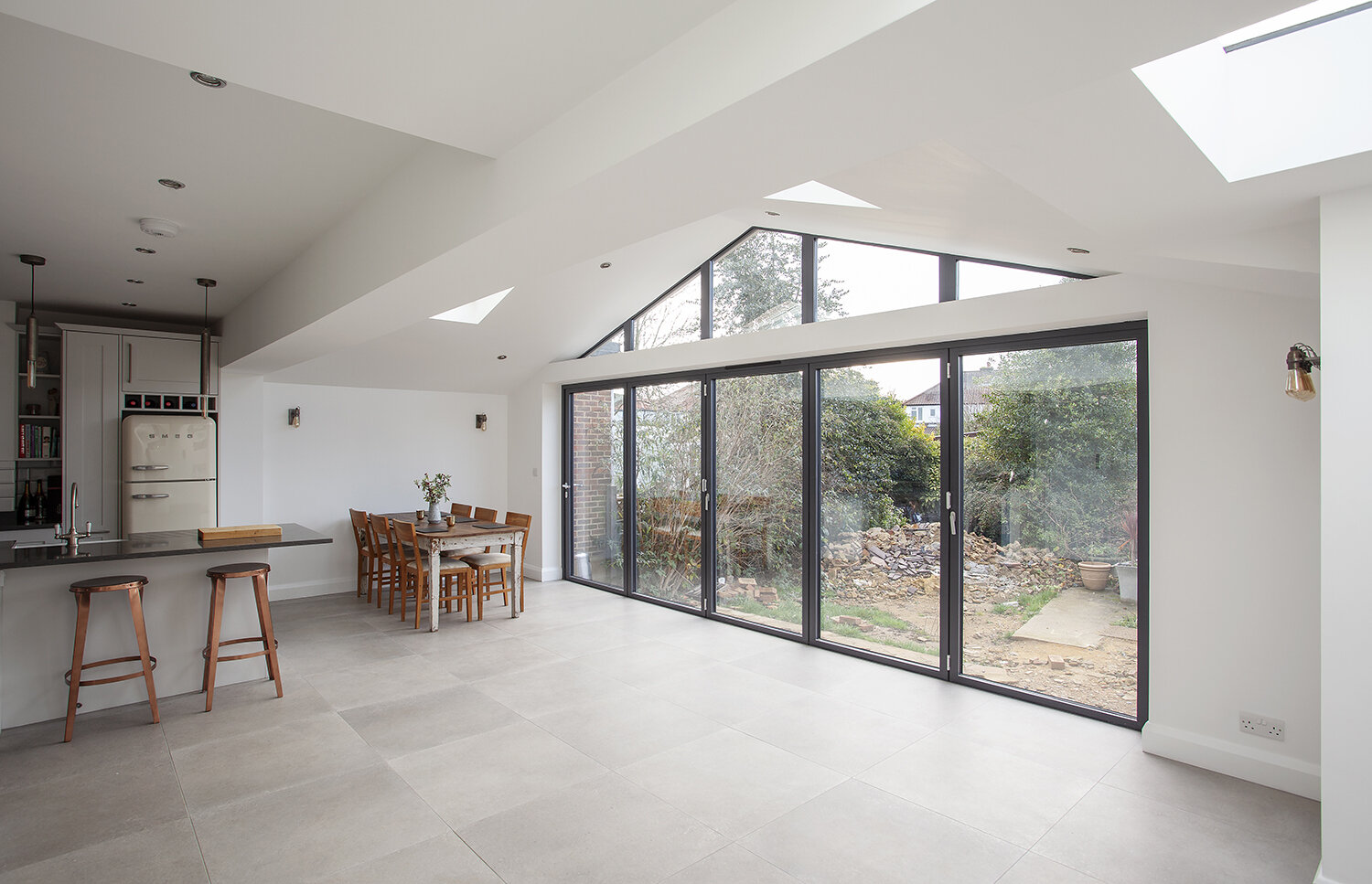 Our project for an A-frame extension in Hampton is now completed