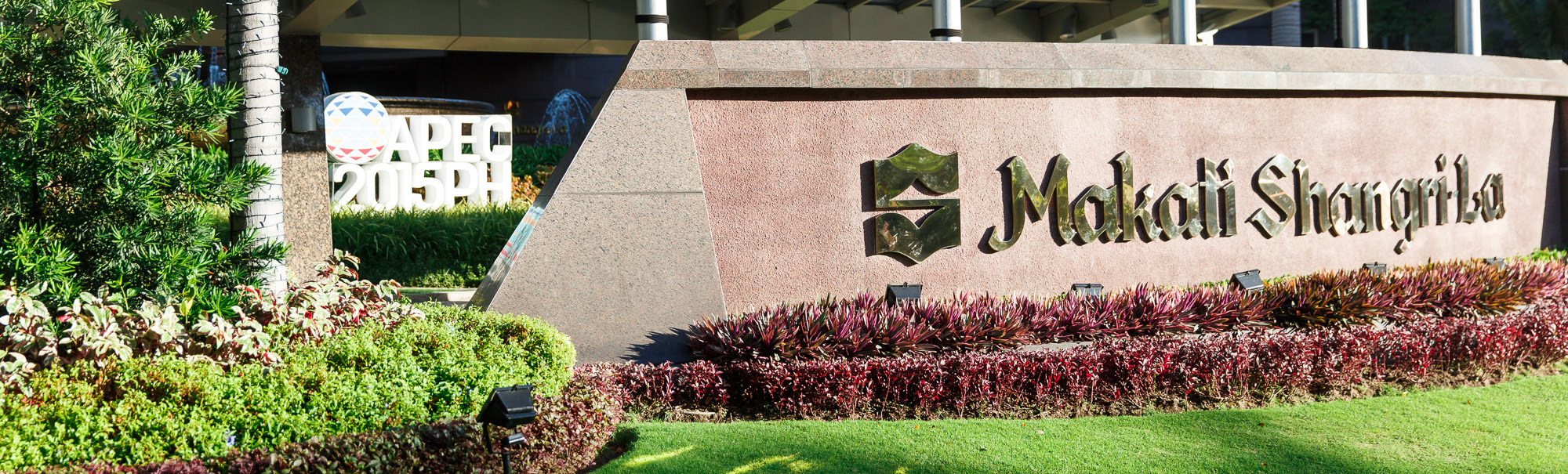 Host venue of APEC CEO SUMMIT 2015, Makati Shangri-La, Manila, Philippines.