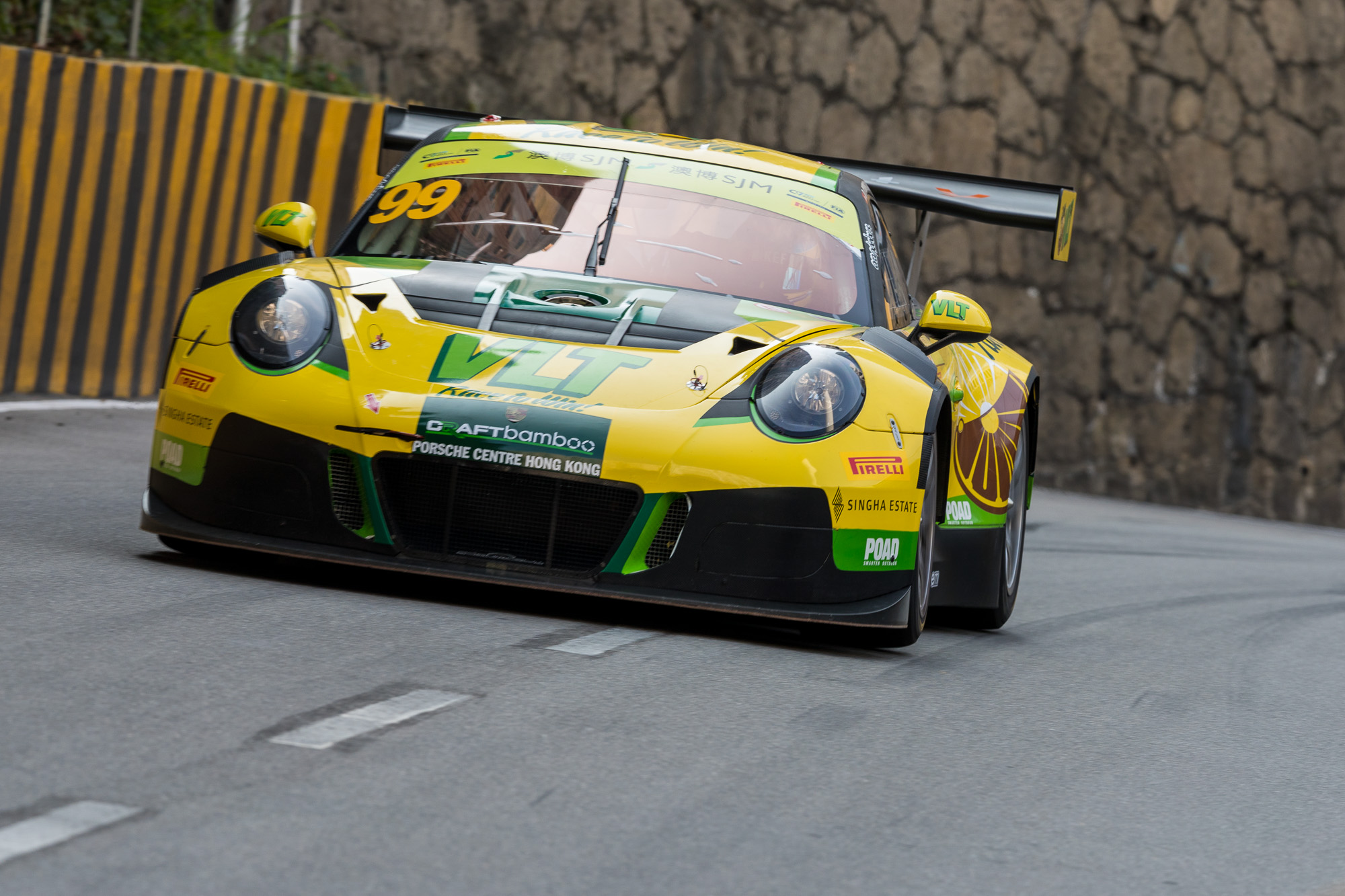 Darryl O'young pushing hard in Qualifying. 