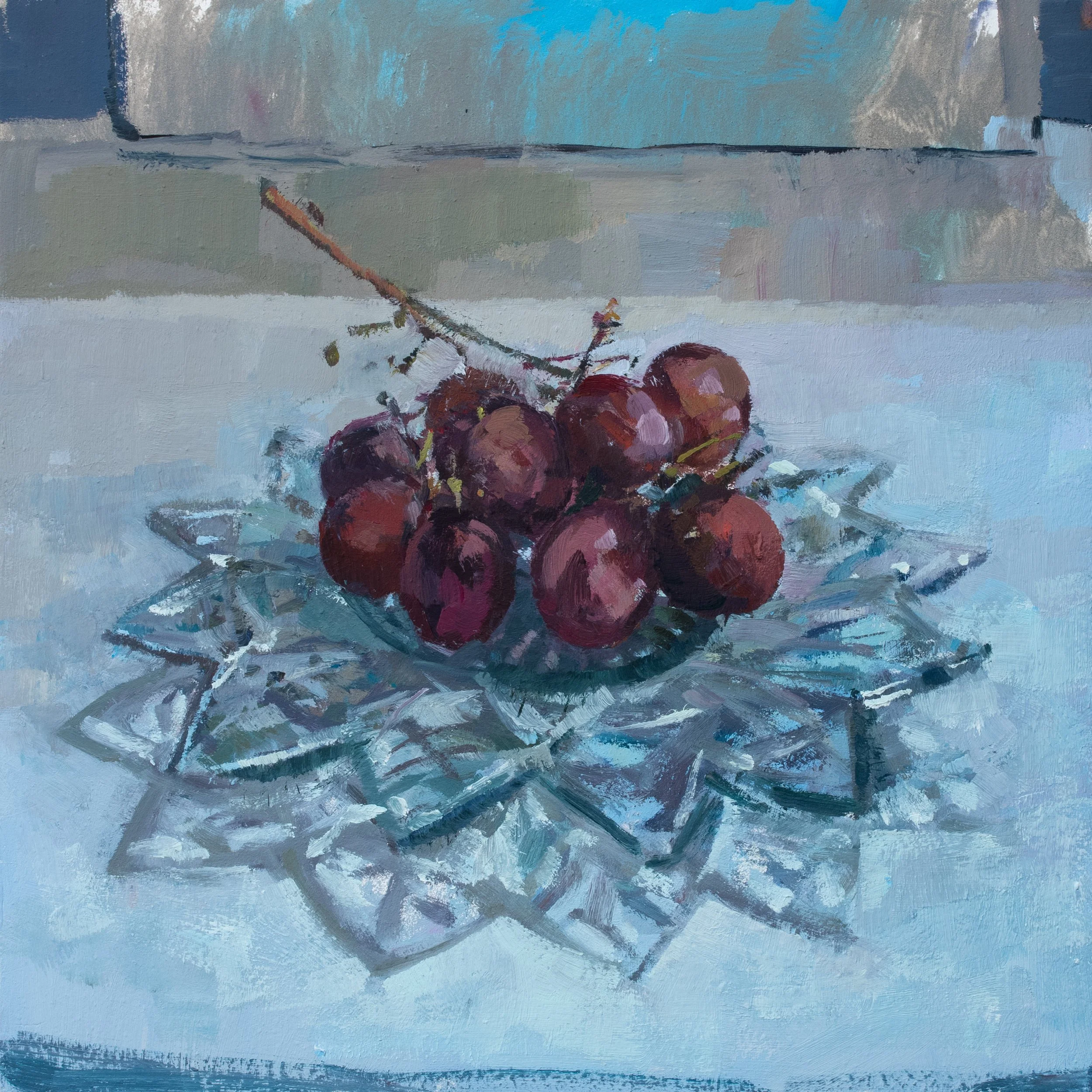 Concord on Crystal, Oil on Panel, 8" x 8", 2024