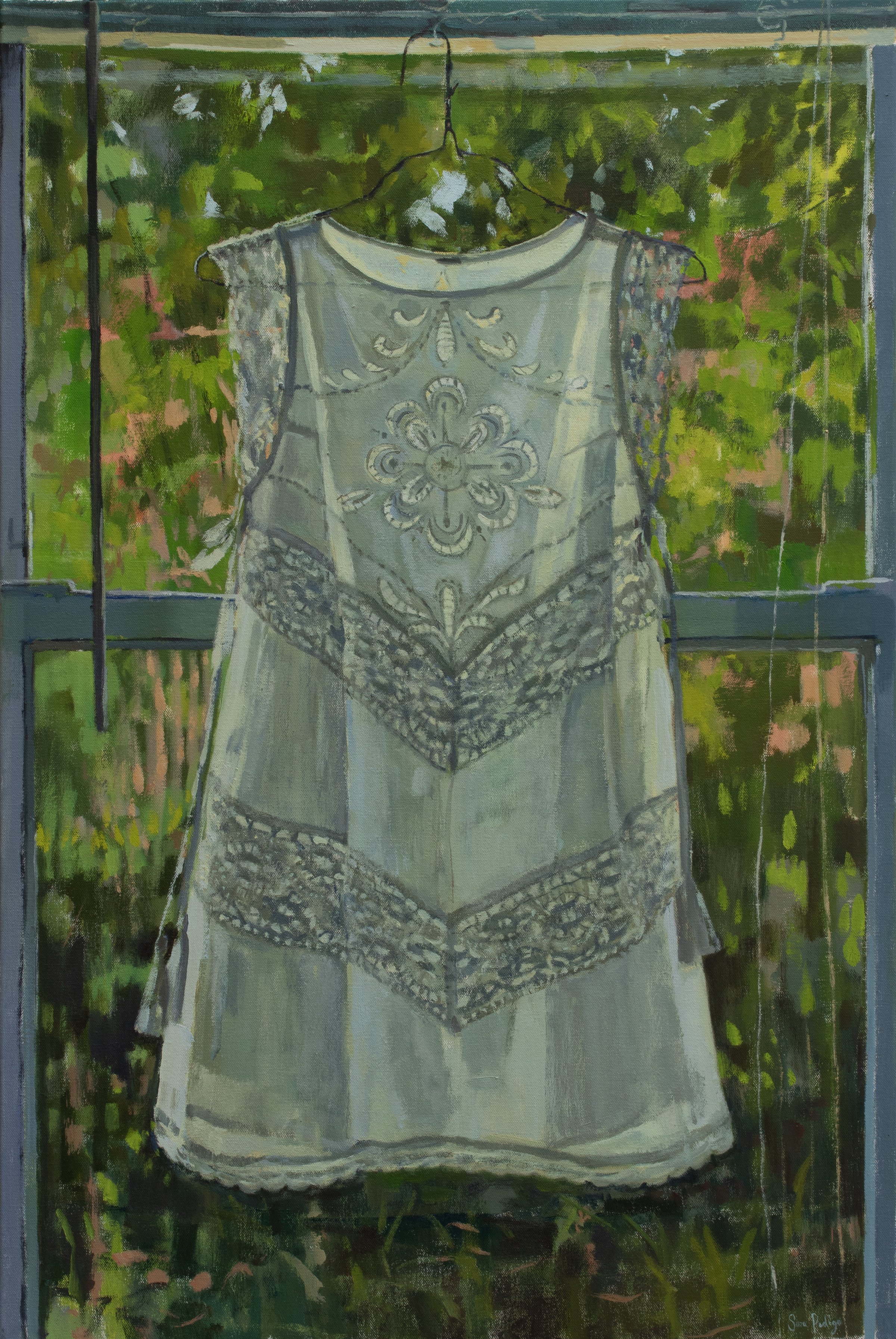 Iris Aglow Again by Day, Oil on Canvas, 36" x 24", 2026