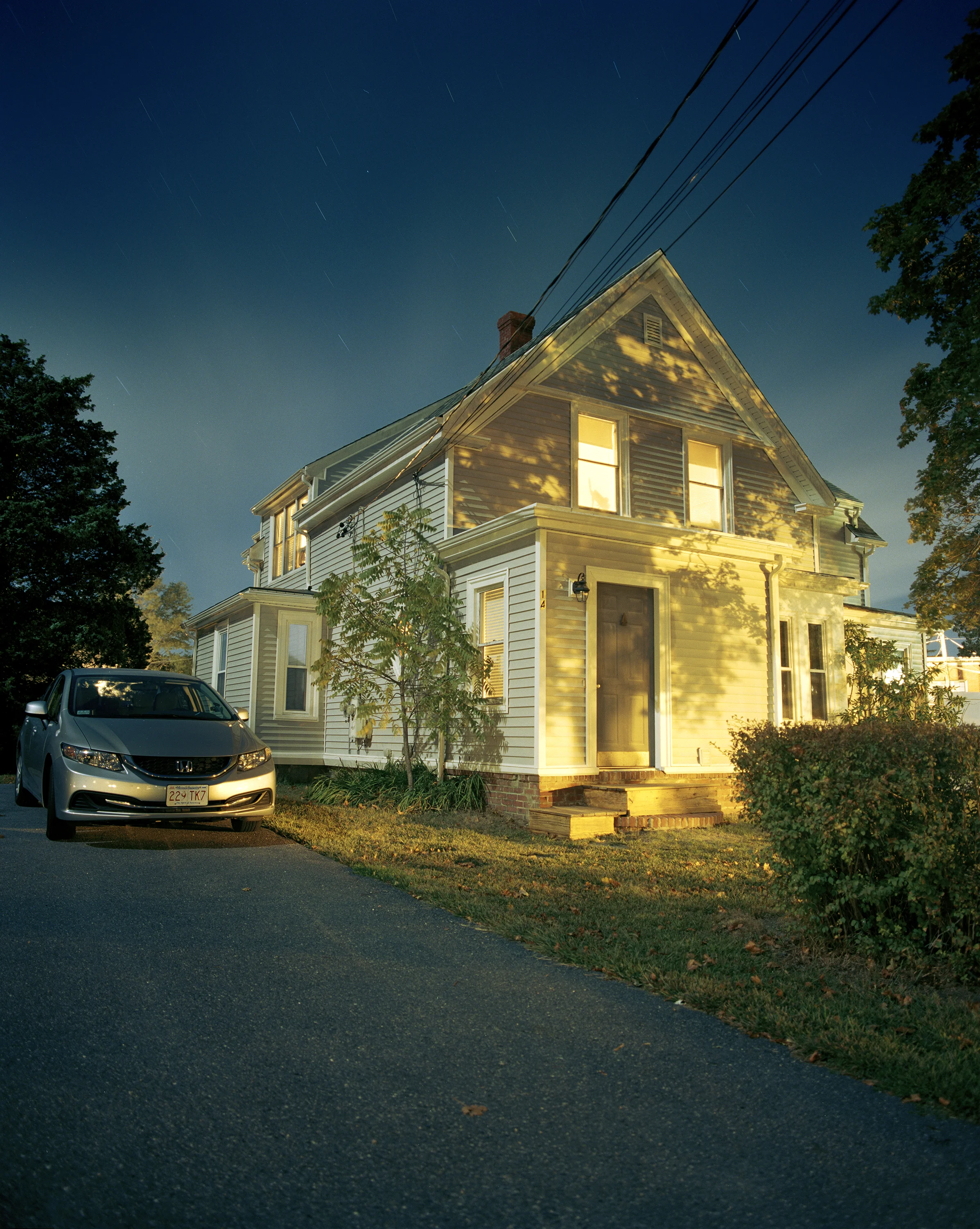  120 color film.  Inspired by Robert Adams' Summer Nights Walking. 