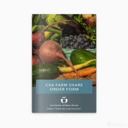 Revision Urban Farm CSA Form