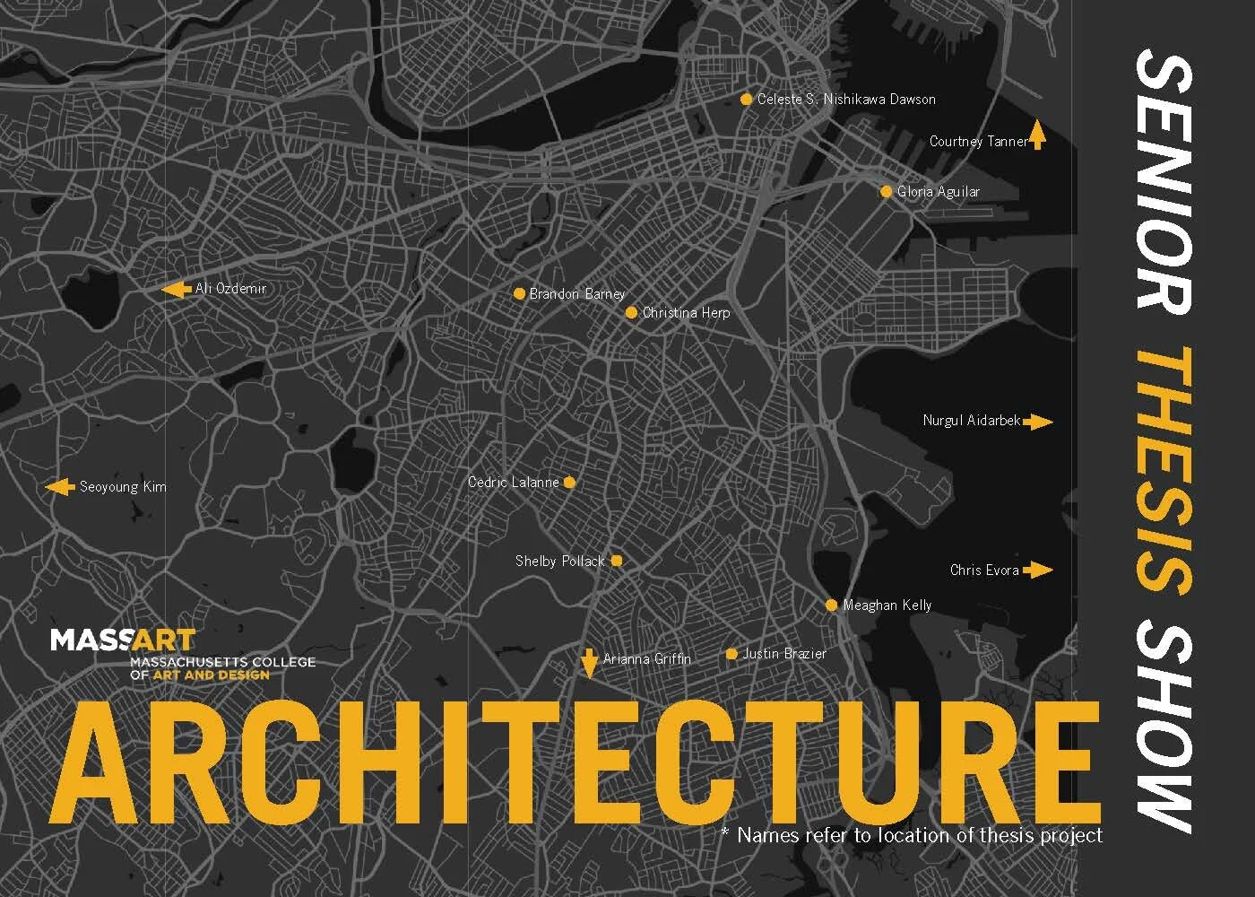 AD Senior Show Postcard - Front