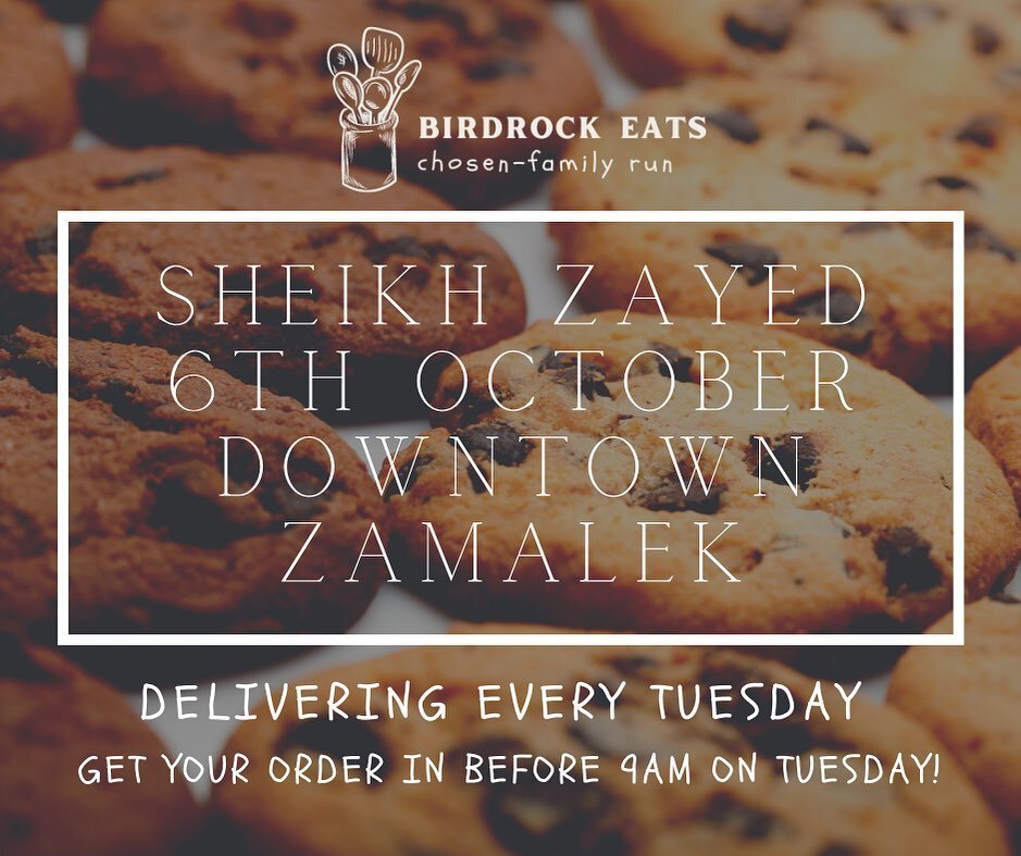 🍪Delivering to Sheikh Zayed, 6th of October, Downtown &amp; Zamalek on Tuesdays 🍪 🎉 Order your cookie dough now 🔥 

#delivery #cookies #cookiedough #scoopnbake #egypt #socialenterprise #foodforgood