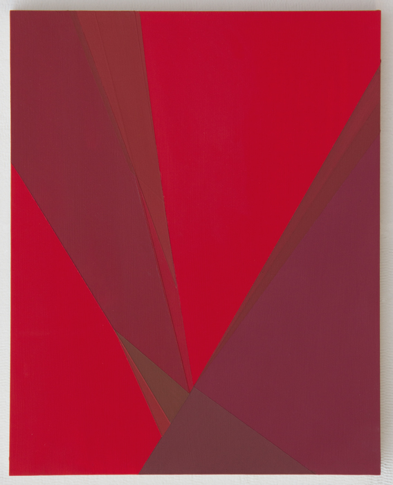 UNTITLED 2011 acrylic gouache and gesso on panel 10" x 8 "