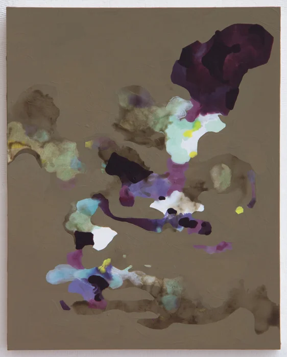 UNTITLED 2011 acrylic gouache and gesso on panel 10" x 8 "