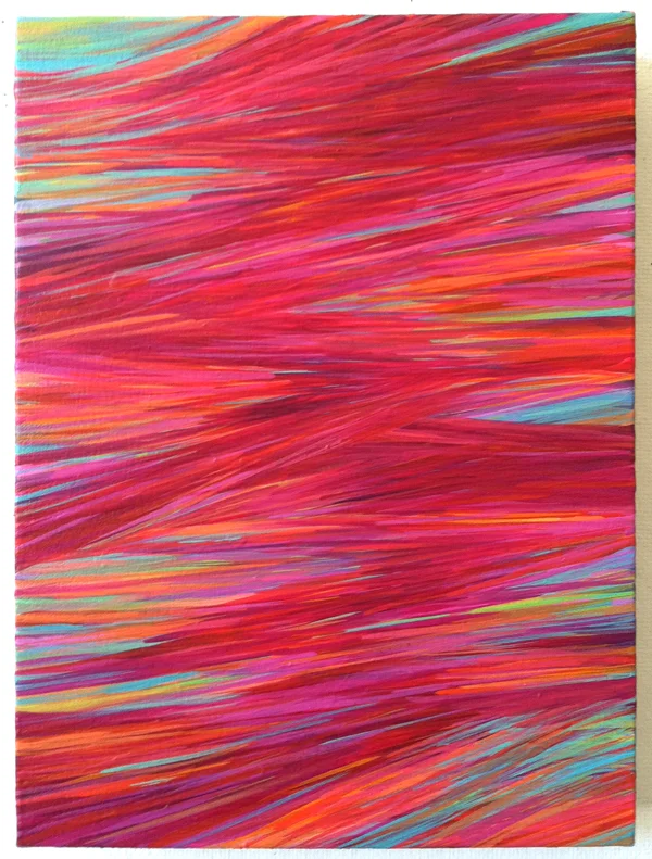 UNTITLED 2012 acrylic on canvas 12" x 9"