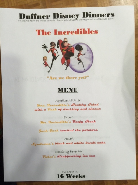 Movie-Themed Dinner Menu Ideas