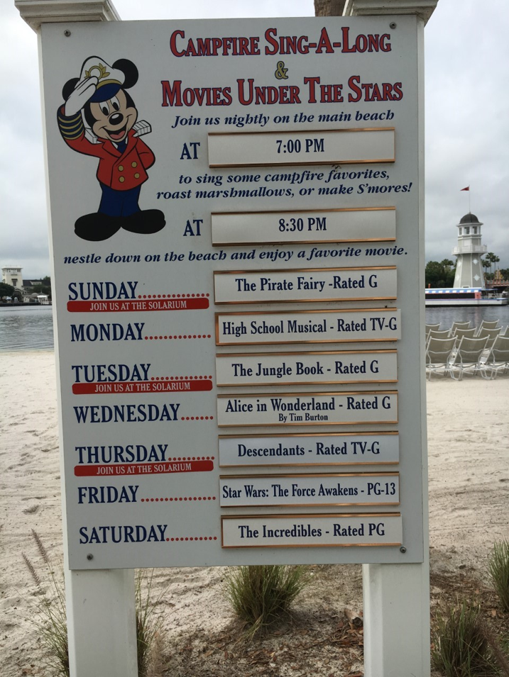 The Beach Club has your evening activities handled!