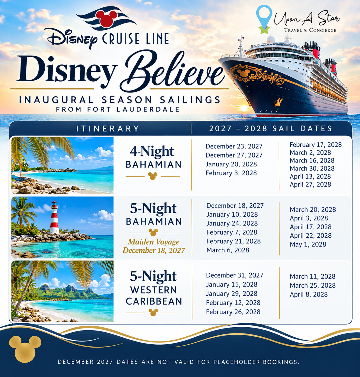 Meet the Disney Believe! Disney Cruise Line's Newest Ship Sets Sail in 2027