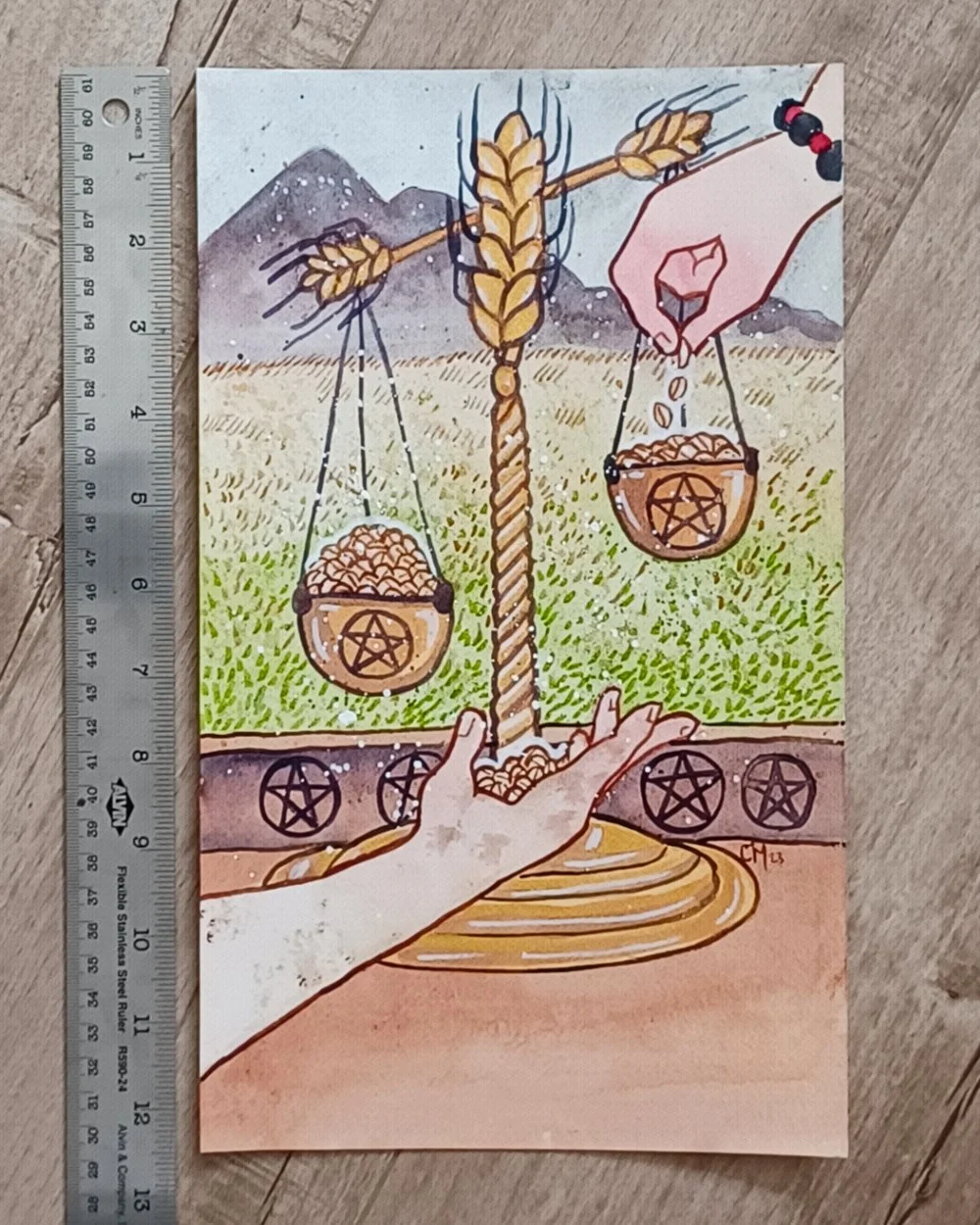 Magic Pantry Tarot Original Paintings