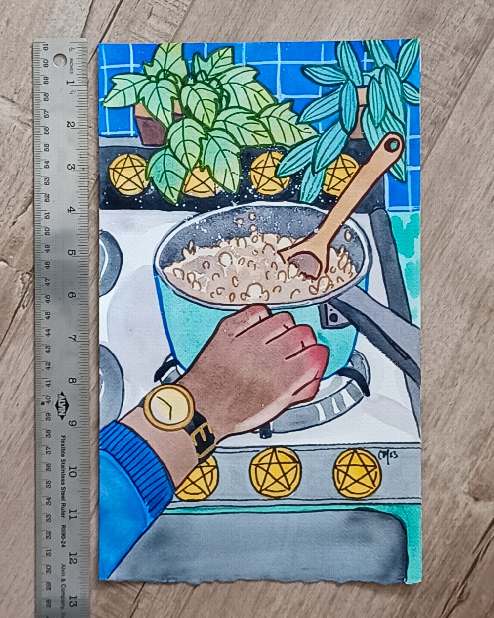 Magic Pantry Tarot Original Paintings