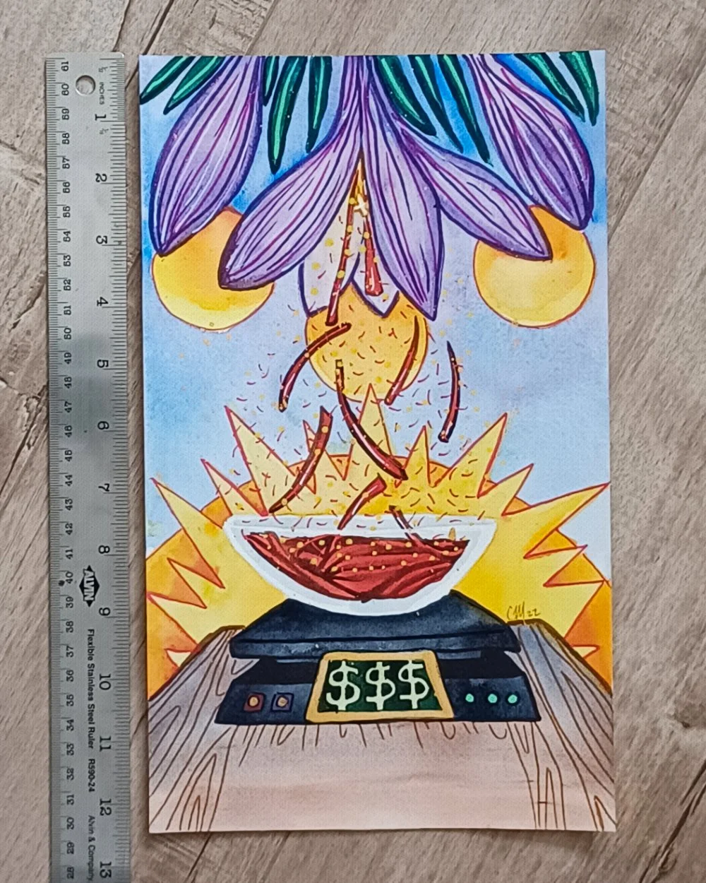 Magic Pantry Tarot Original Paintings