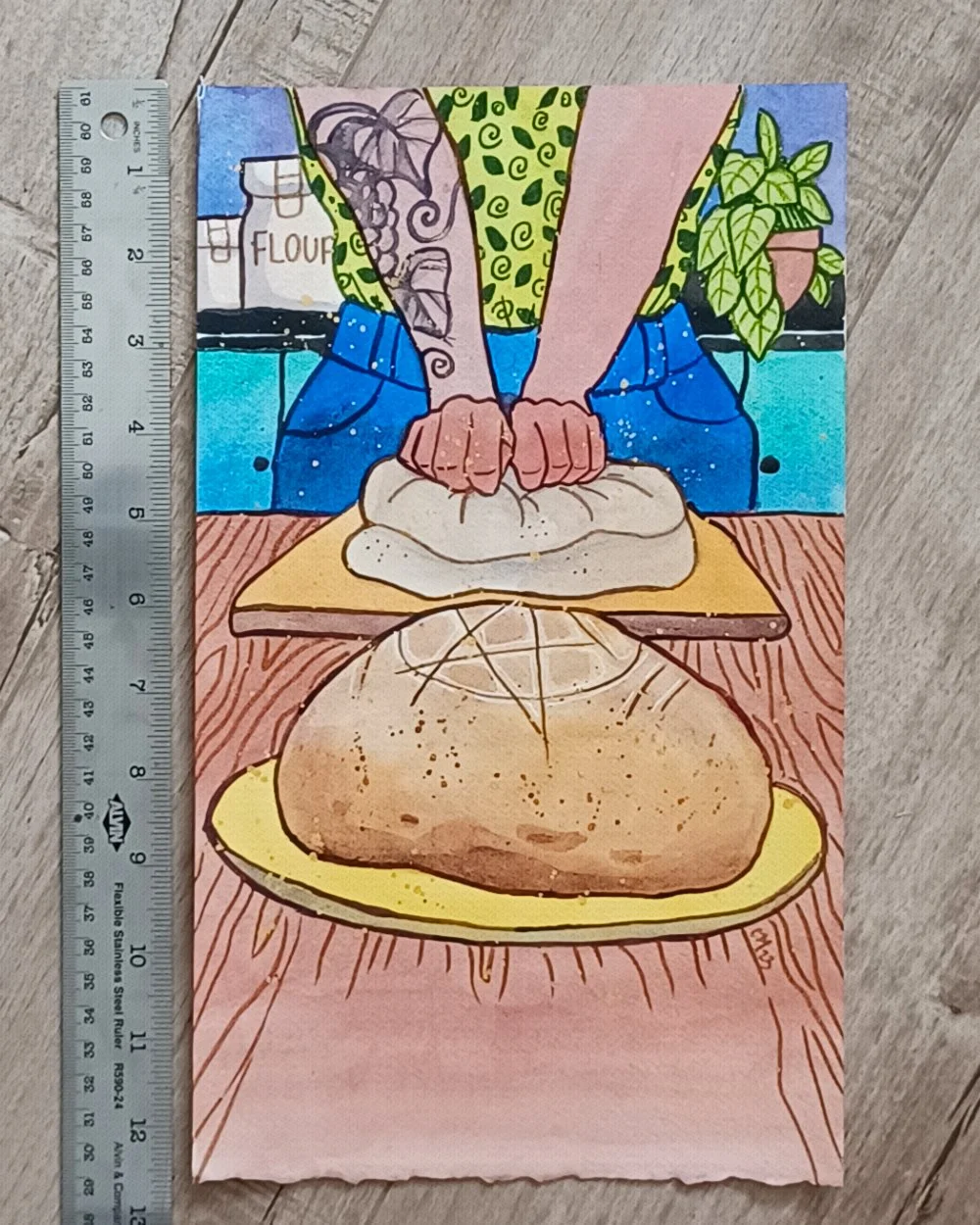 Magic Pantry Tarot Original Paintings