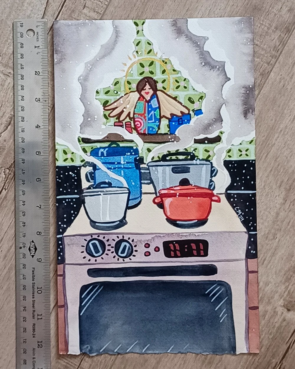 Magic Pantry Tarot Original Paintings
