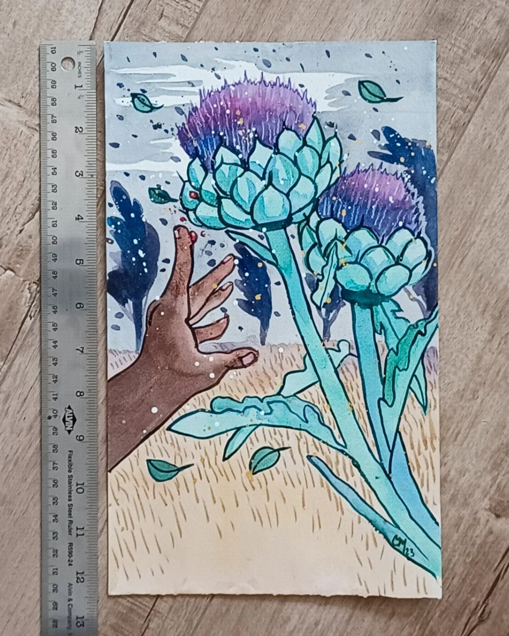 Magic Pantry Tarot Original Paintings