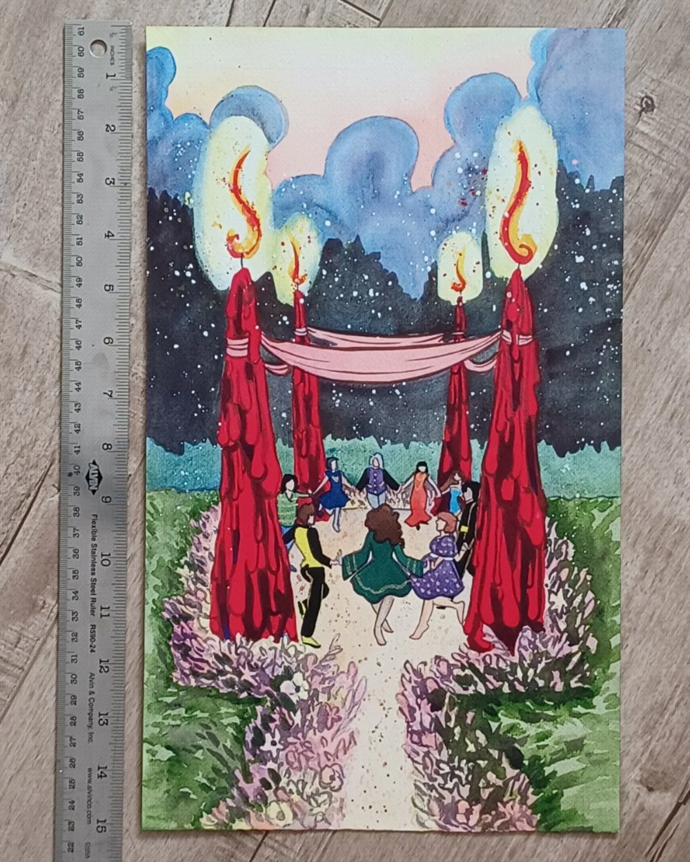 Numinous Tarot Original Paintings
