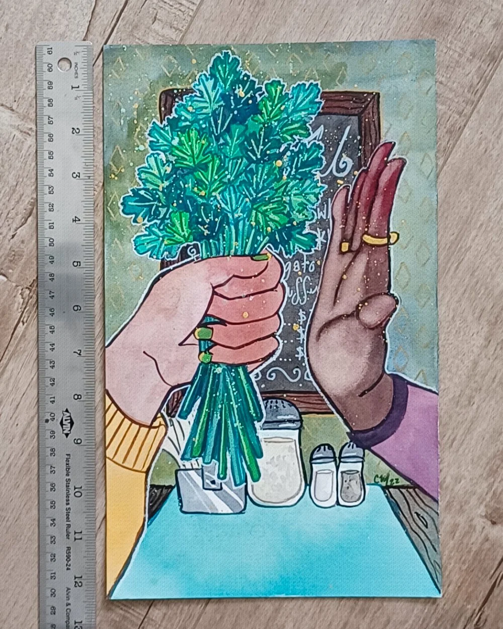 Magic Pantry Tarot Original Paintings