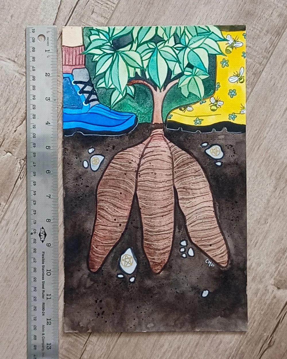 Magic Pantry Tarot Original Paintings