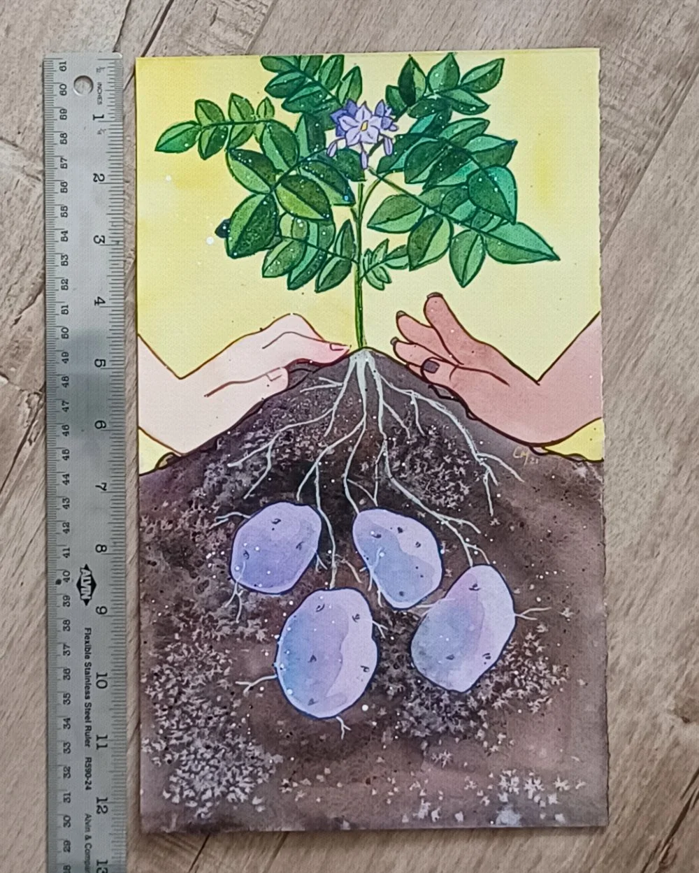 Magic Pantry Tarot Original Paintings