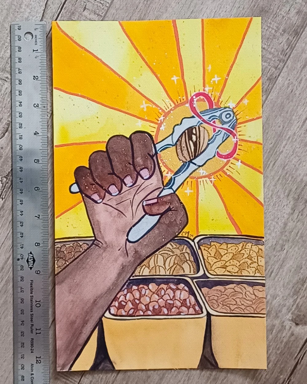 Magic Pantry Tarot Original Paintings