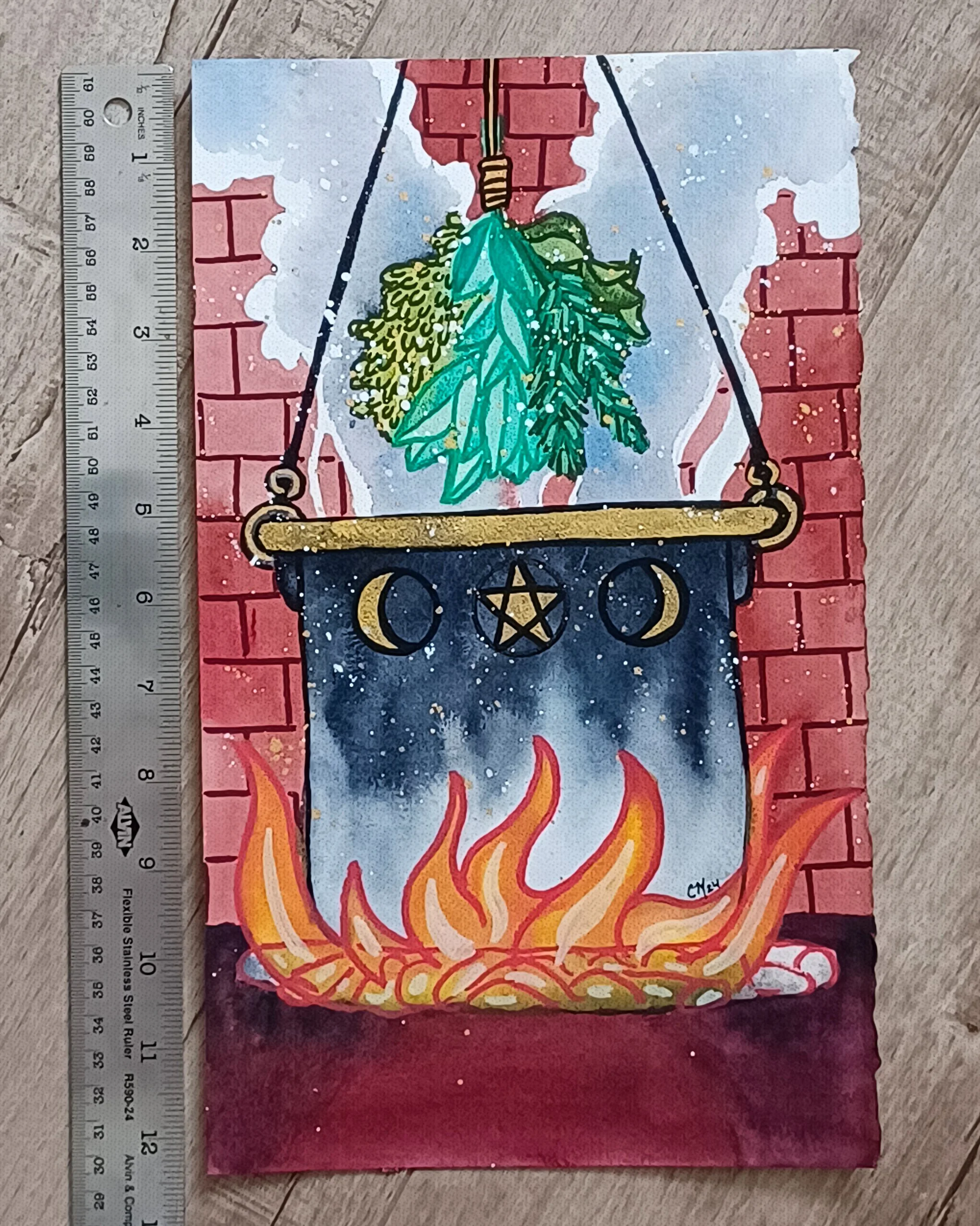Magic Pantry Tarot Original Paintings